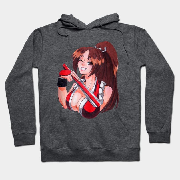 Mai Shiranui Hoodie by KaylaNostrade